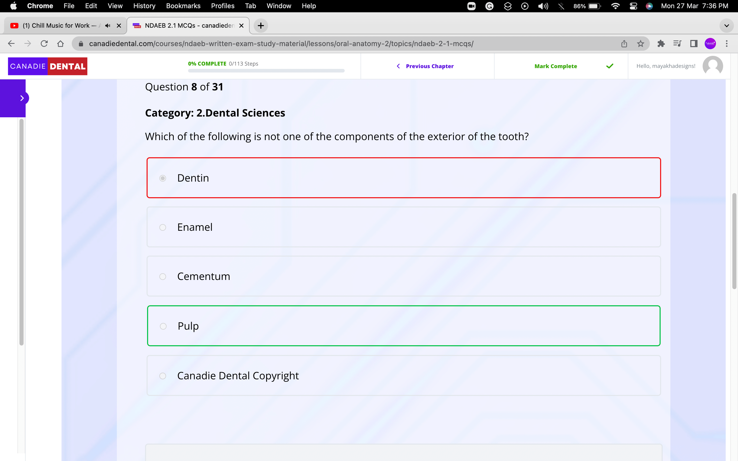NDAEB Written exam questions sample