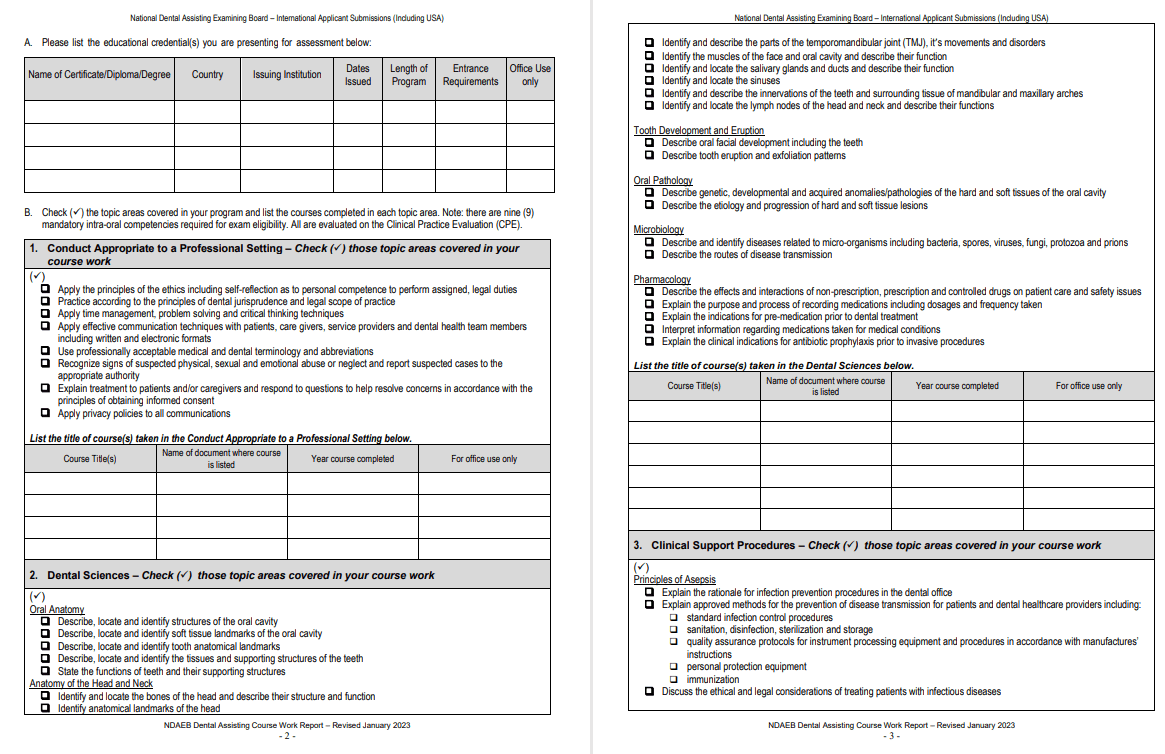 CLINACAL Experience form1-DACWR